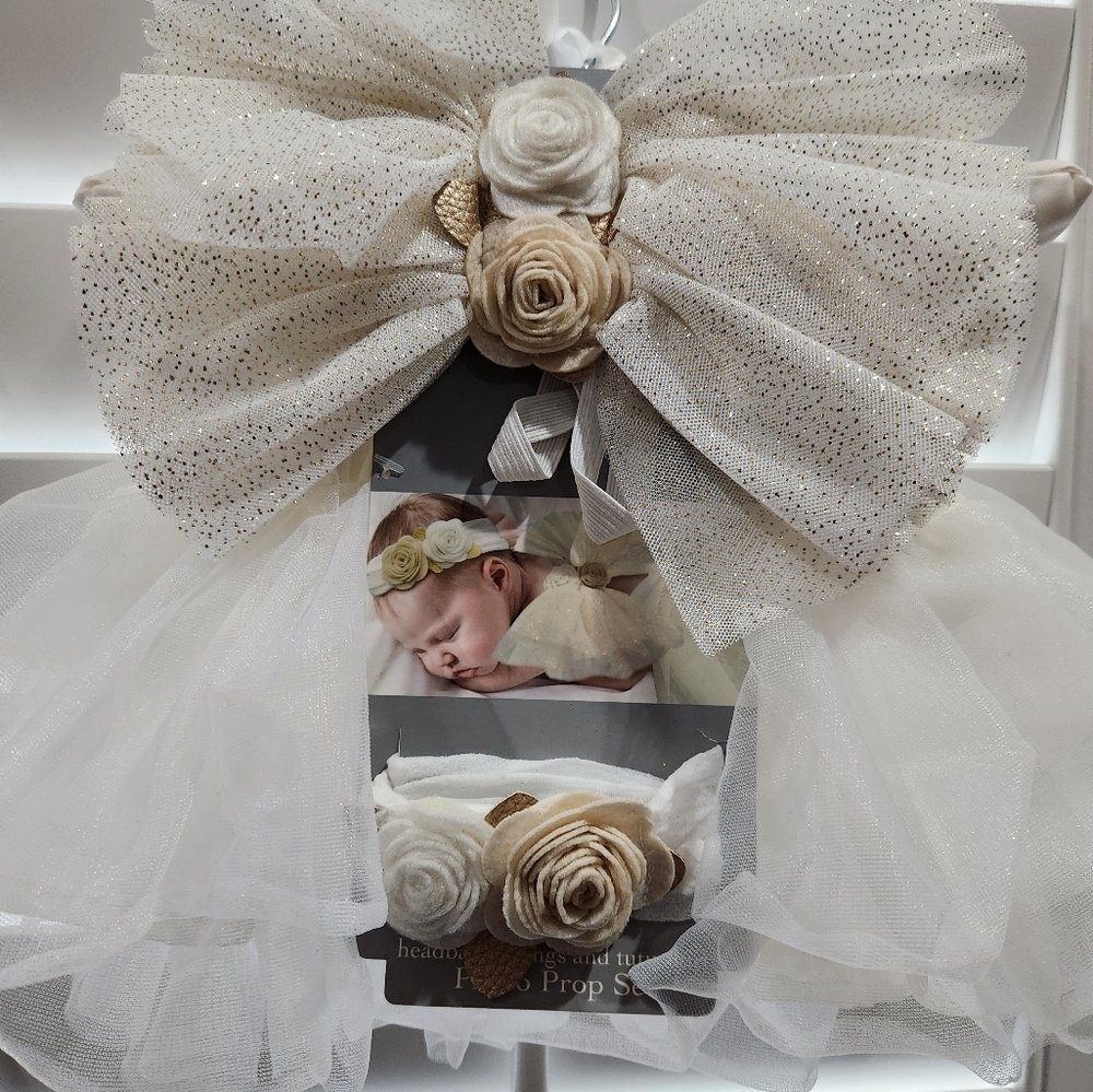 Elegant Cream Baby  Set